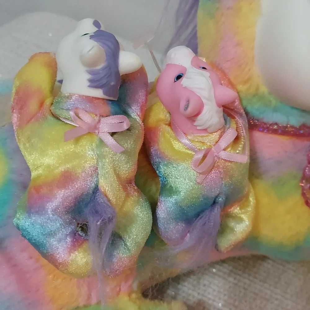 2017 Unicorn Surprise Plush Pastel Tie Dye Mom 2 Babies Pastel Stuffed‎ Doll 10